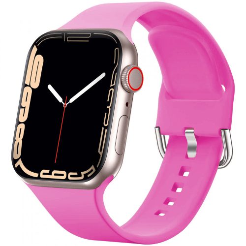 Apple Watch csatos szilikon óraszíj /pink/ 40/41 és 42mm