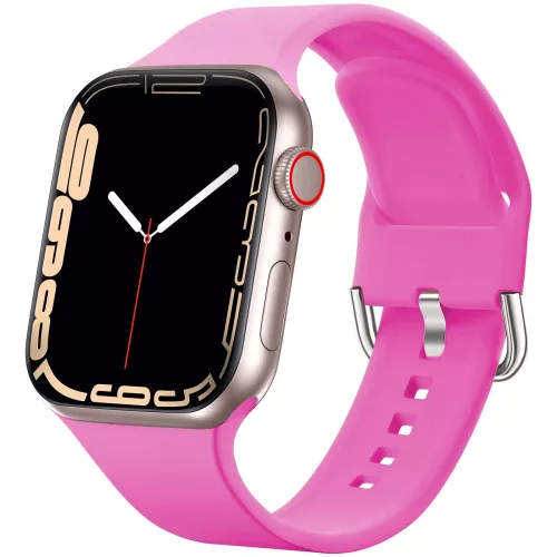 Apple Watch csatos szilikon óraszíj /pink/ 40/41 és 42mm