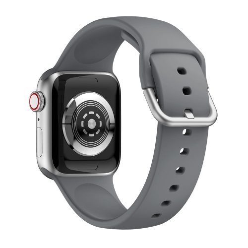 Apple Watch csatos szilikon óraszíj /szürke/ 40/41 és 42mm