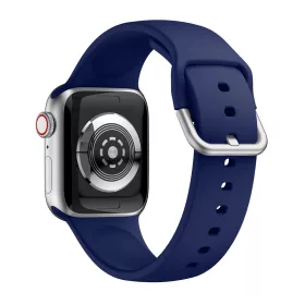   Apple Watch csatos szilikon óraszíj /sötét kék/ 40/41 és 42mm