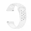 MYBANDZ Lélegző szilikon óraszíj / fehér/ 20mm