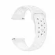 MYBANDZ Lélegző szilikon óraszíj / fehér/ 20mm