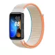 MYBANDZ Tépőzáras szövet óraszíj/fehér Huawei Band 8-9
