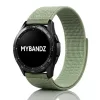 MYBANDZ Tépőzáras rugalmas szövet óraszíj / olivazöld / 22mm