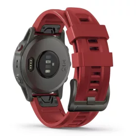 MYBANDZ Sportos szilikon óraszíj - piros (Garmin 22mm QF)