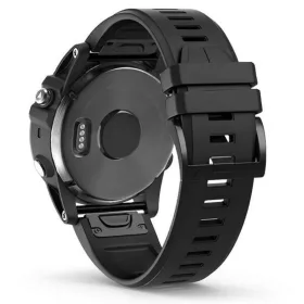   MYBANDZ Sportos szilikon óraszíj - fekete (Garmin 26mm órákhoz QF)