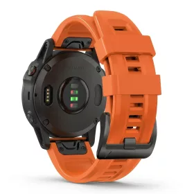   MYBANDZ Sportos szilikon óraszíj - narancs (Garmin 22mm órákhoz QF)