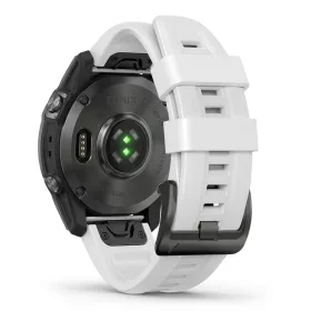 MYBANDZ Sportos szilikon óraszíj - fehér (Garmin 26mm QF)