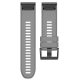 MYBANDZ Sportos szilikon óraszíj - szürke (Garmin 26mm QF)