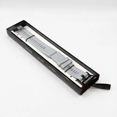 MYBANDZ Sportos szilikon óraszíj - szürke (Garmin 26mm QF)