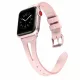 Apple Watch lélegző bőróraszíj /pink/ - 40/41 és 42mm