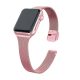 Apple Watch csatos milánói fém óraszíj /pink-arany/ 44/45/46/49 mm