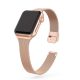 Apple Watch csatos milánói fém óraszíj /rosegold/ 44/45/46/49 mm