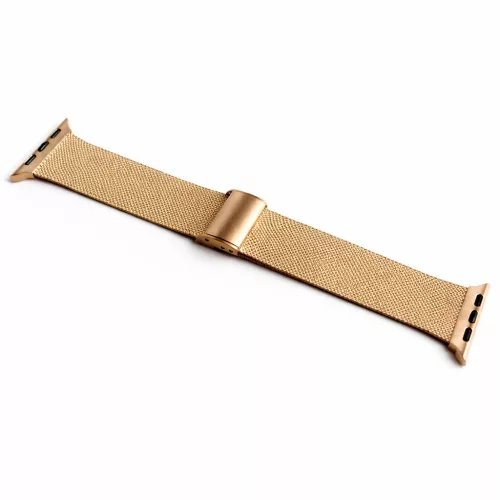 Apple Watch csatos milánói fém óraszíj /rosegold/ 44/45/46/49 mm