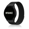 MYBANDZ Milánói mágneses fém óraszíj /fekete-rés nélkül/ 20mm