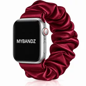 Apple Watch  scrunchie óraszíj-bordó 40/41 és 42 mm