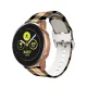 MYBANDZ Szilikon óraszíj ezüst csattal (skótmintás) / 20mm