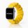 Apple Watch  scrunchie óraszíj-sárga 44/45/46 és 49 mm