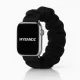 Apple Watch  scrunchie óraszíj-fekete 44/45/46 és 49 mm