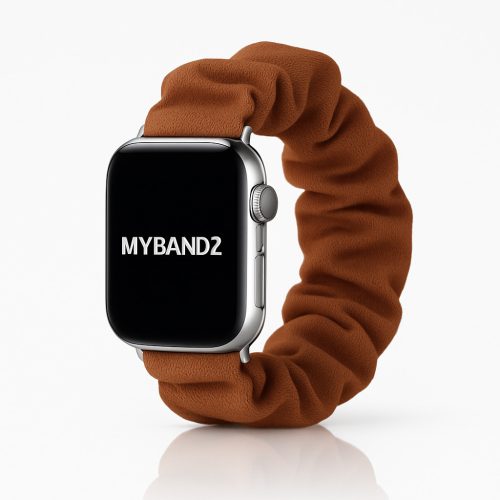 Apple Watch  scrunchie óraszíj-barna 44/45/46 és 49 mm