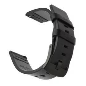 MYBANDZ Olasz prémium bőróraszíj / fekete / 18mm
