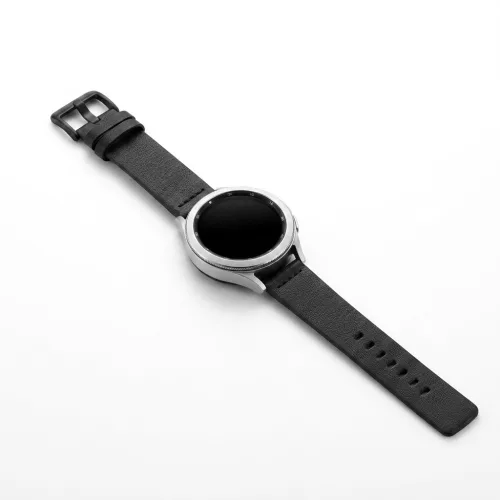 MYBANDZ Olasz prémium bőróraszíj / fekete / 18mm