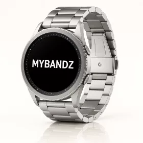 MYBANDZ Klasszikus fém óraszíj /ezüst/ / 22mm