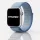 Apple Watch rugalmas szövet óraszíj /világoskék/ 44/45/46/49 mm