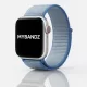Apple Watch rugalmas szövet óraszíj /világoskék/ 44/45/46/49 mm