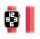Apple Watch rugalmas szövet óraszíj /barack-rózsaszín/ 44/45/46/49 mm