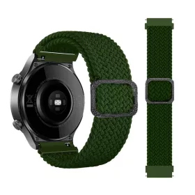   MYBANDZ Állítható elasztikus szövet óraszíj /zöld/ 22mm