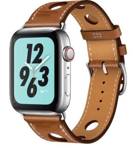 Apple Watch rally bőróraszíj /barna/ 44/45/46/49 mm