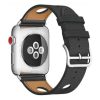 Apple Watch rally bőróraszíj /fekete/ 44/45/46/49 mm