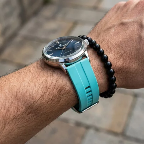 MYBANDZ Sportos szilikon óraszíj - /zöld/ 22mm