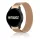 MYBANDZ Milánói mágneses fém óraszíj /rosegold-rés nélkül/ 20mm