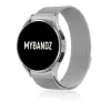 MYBANDZ Milánói mágneses fém óraszíj /ezüst-rés nélkül/ 20mm