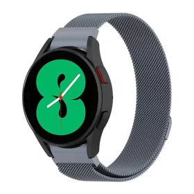   MYBANDZ Milánói mágneses fém óraszíj /antracit szürke-rés nélkül/ 20mm