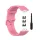 MYBANDZ Szilikon óraszíj fém csattal /pink/