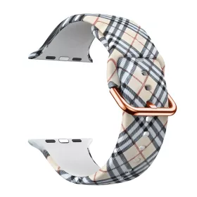   Apple Watch csatos szilikon óraszíj /rácsos/ 44/45/46/49 mm