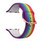 Apple Watch csatos szilikon óraszíj /rainbow/ 44/45/46/49 mm