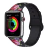 Apple Watch csatos szilikon óraszíj /black rose/ 40/41 és 42mm