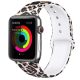 Apple Watch csatos szilikon óraszíj /leopárd/ 40/41 és 42mm