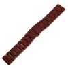 MYBANDZ Klasszikus fa óraszíj / vörösesbarna / 22mm
