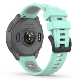   MYBANDZ Sportos két színű szilikon óraszíj - menta (20MM Quick Fit)