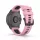 MYBANDZ Sportos két színű szilikon óraszíj - pink (20MM Quick Fit)