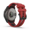 MYBANDZ Sportos két színű szilikon óraszíj - piros (20MM Quick Fit)