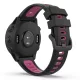 MYBANDZ Sportos két színű szilikon óraszíj - fekete-pink (20MM Quick Fit)