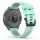 MYBANDZ Sportos két színű szilikon óraszíj - menta (22mm QuickFit )