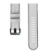 MYBANDZ Bőr és szilikon szíj - fehér (26mm QuickFit )