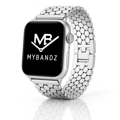 Apple Watch Róma fém óraszíj /ezüst/ 40/41 és 42mm